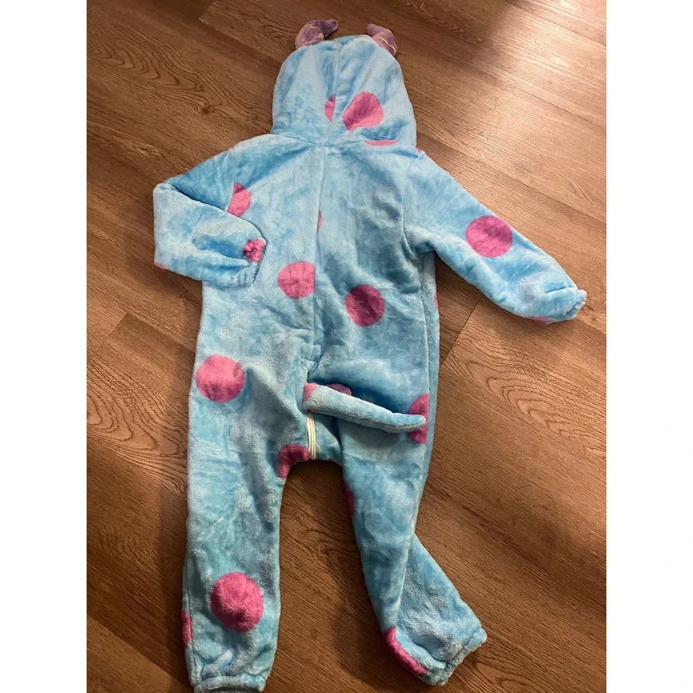 Sulley Toddler Plush‎ Fleece Costume Onesie Blue Purple 110